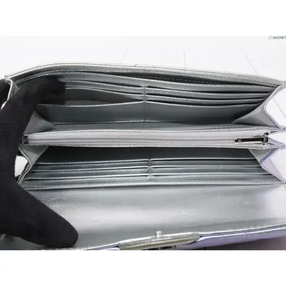 ❌❌SOLD❌❌Chanel Aurora Mermaid Matelasse Lambskin Long Wallet - Picture 4 of 14